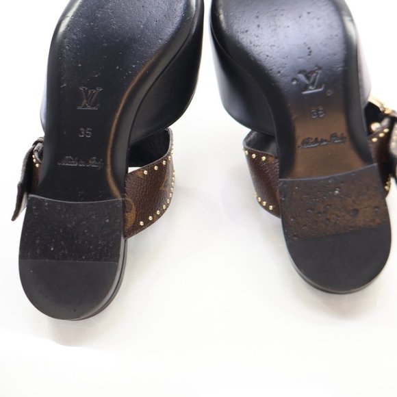 COPY - Louis Vuitton Sofia Flat Mules Sz 35 - Picture 12 of 13